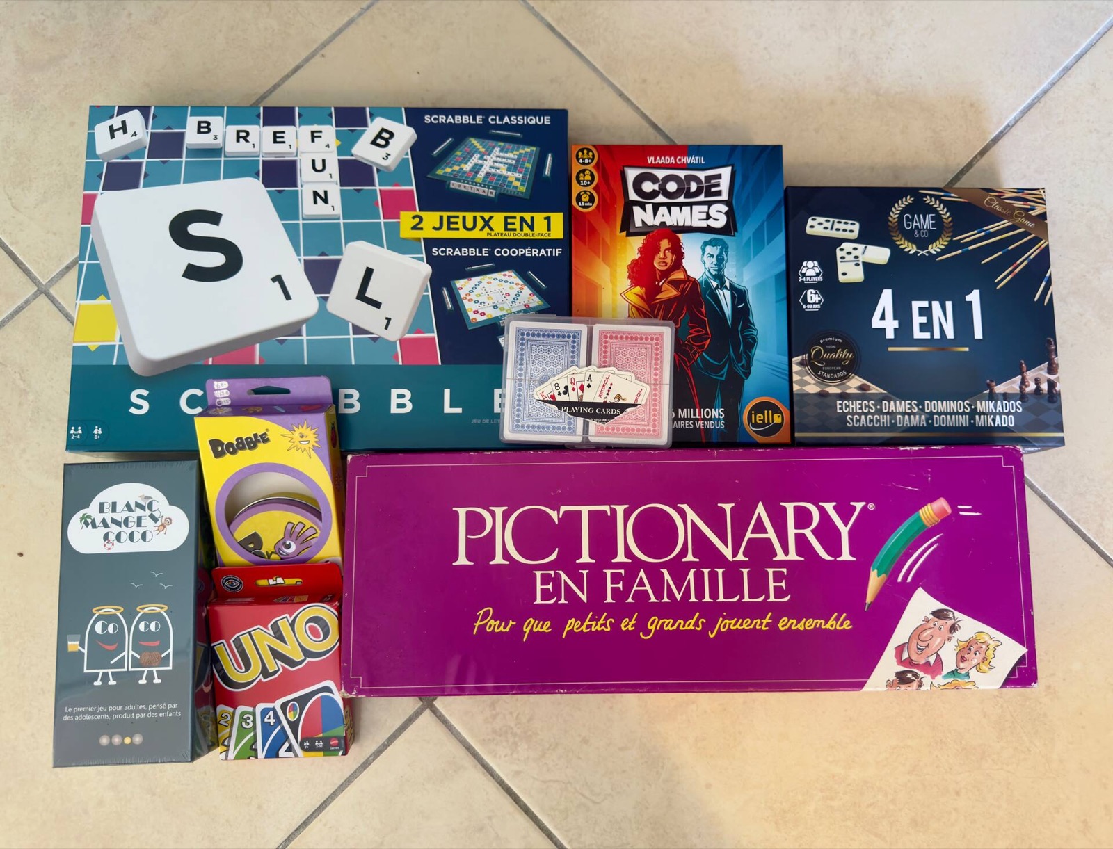 La collection de jeux de société